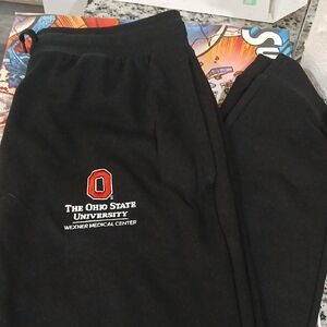 Ohio State University Black Men's Pants